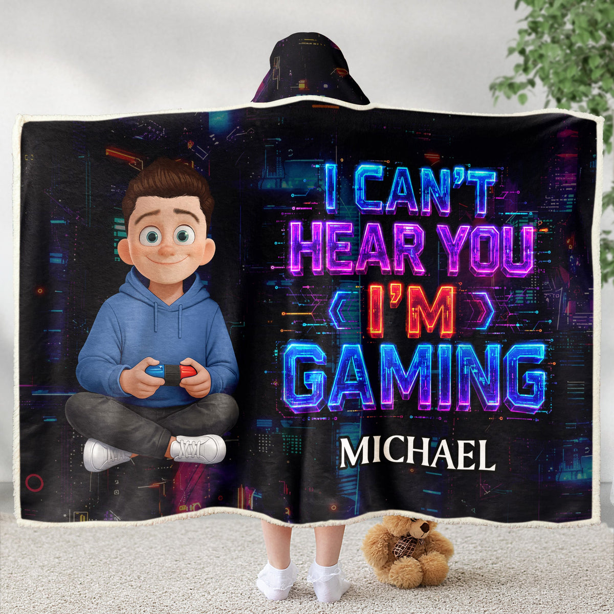 I'M Gaming Do Not Disturb - Personalized Blanket