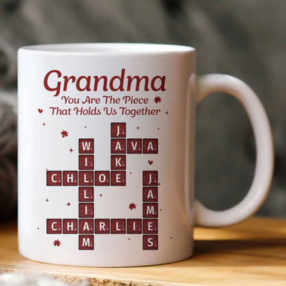 You Are The Piece That Holds Us Together - Personalized Mug