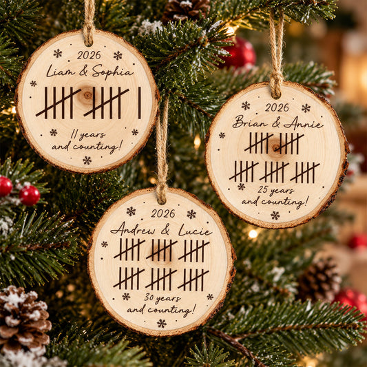 Many Years & Counting Custom Name Anniversary - Personalized Ornament