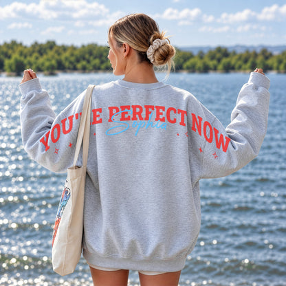 Be Yourself, You Are Enough - Positive Affirmation Gift For Daughter, Friends Sister, Her - Personalized Sweatshirt
