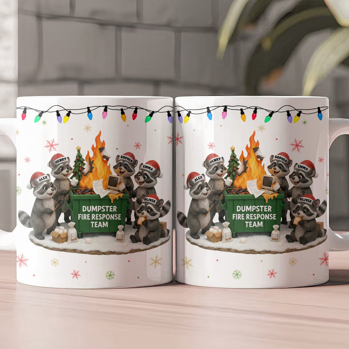 2026 Dumpster On Fire Response Team - Funny Exchange Gift For Coworker Team - Personalized Mug