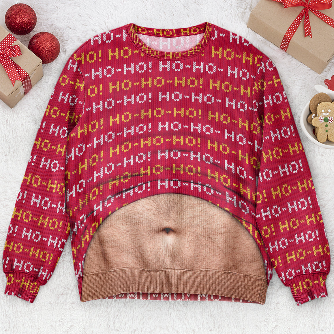 Ugly Sweatshirt For Christmas, Hilarious Novelty Pullover For Him - Personalized Sweater