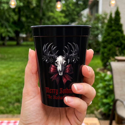 Gothic Christmas Style Gift For Family - Personalized Cups