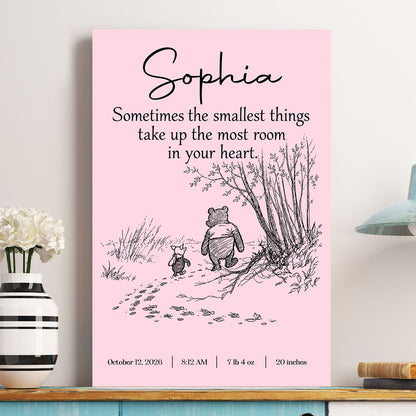 Smallest Things Baby Room Decor - Personalized Poster