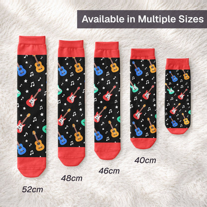 I'd Rather Be Playing My Guitar - Personalized Socks
