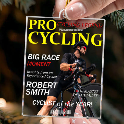 Cyclist Of The Year - Personalized Ornament