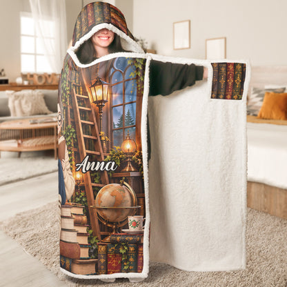 Just A Girl Who Loves Reading Books - Personalized Blanket