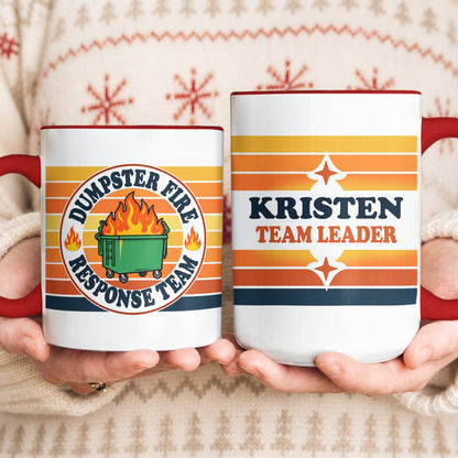 Dumpster Fire Response Team Bulk Gift For Team - Personalized Mug