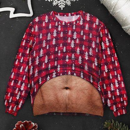 Ugly Sweatshirt For Christmas, Hilarious Novelty Pullover For Him - Personalized Sweater