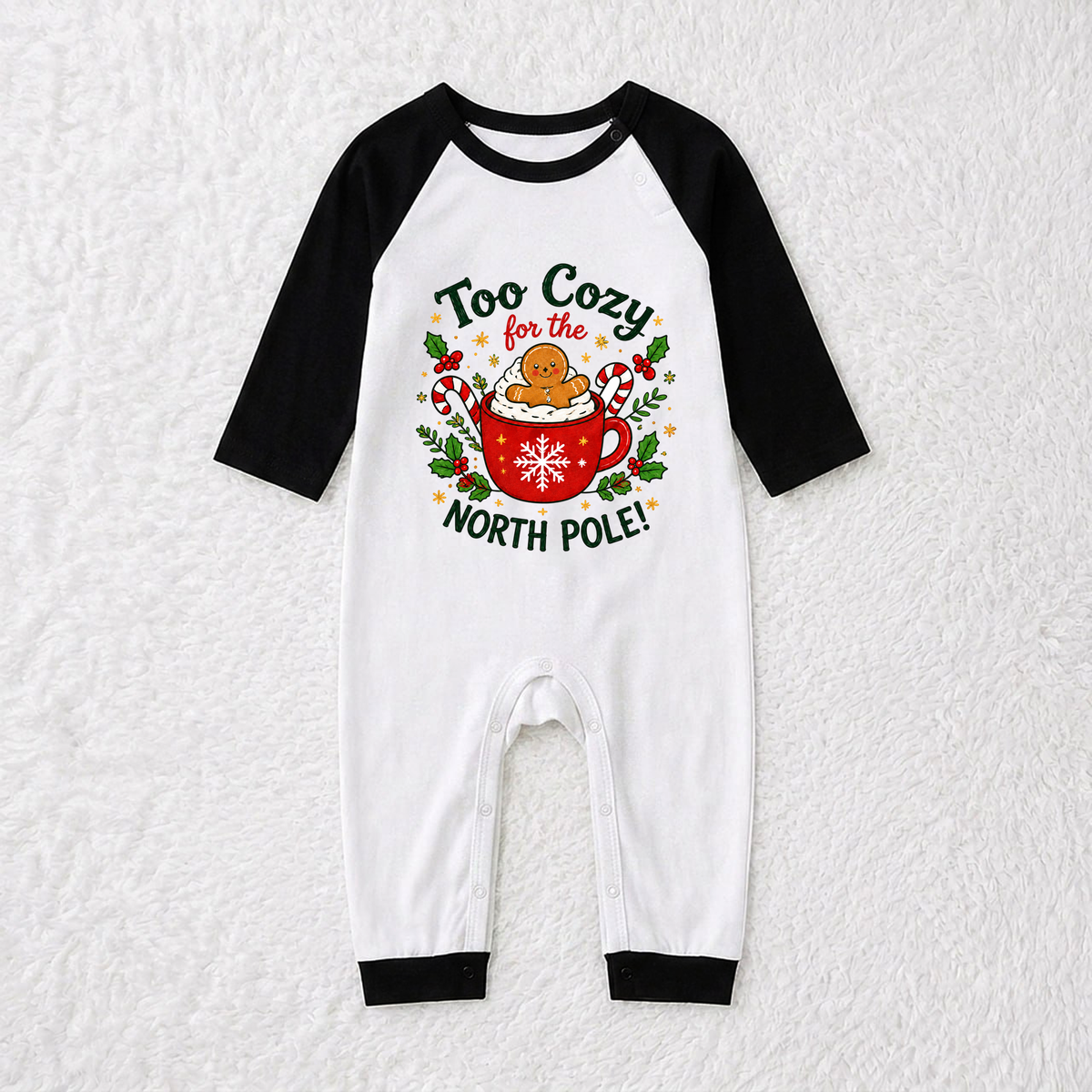Cozy Gingerbread Christmas Family Matching Pajamas With Pet