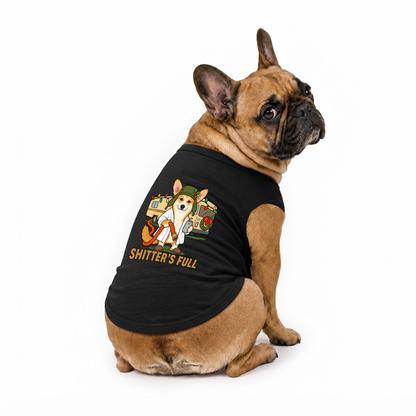 Custom Photo Funny Litter's Full Dog Cousin Eddie RV Colorful Christmas Lights Family Pajamas