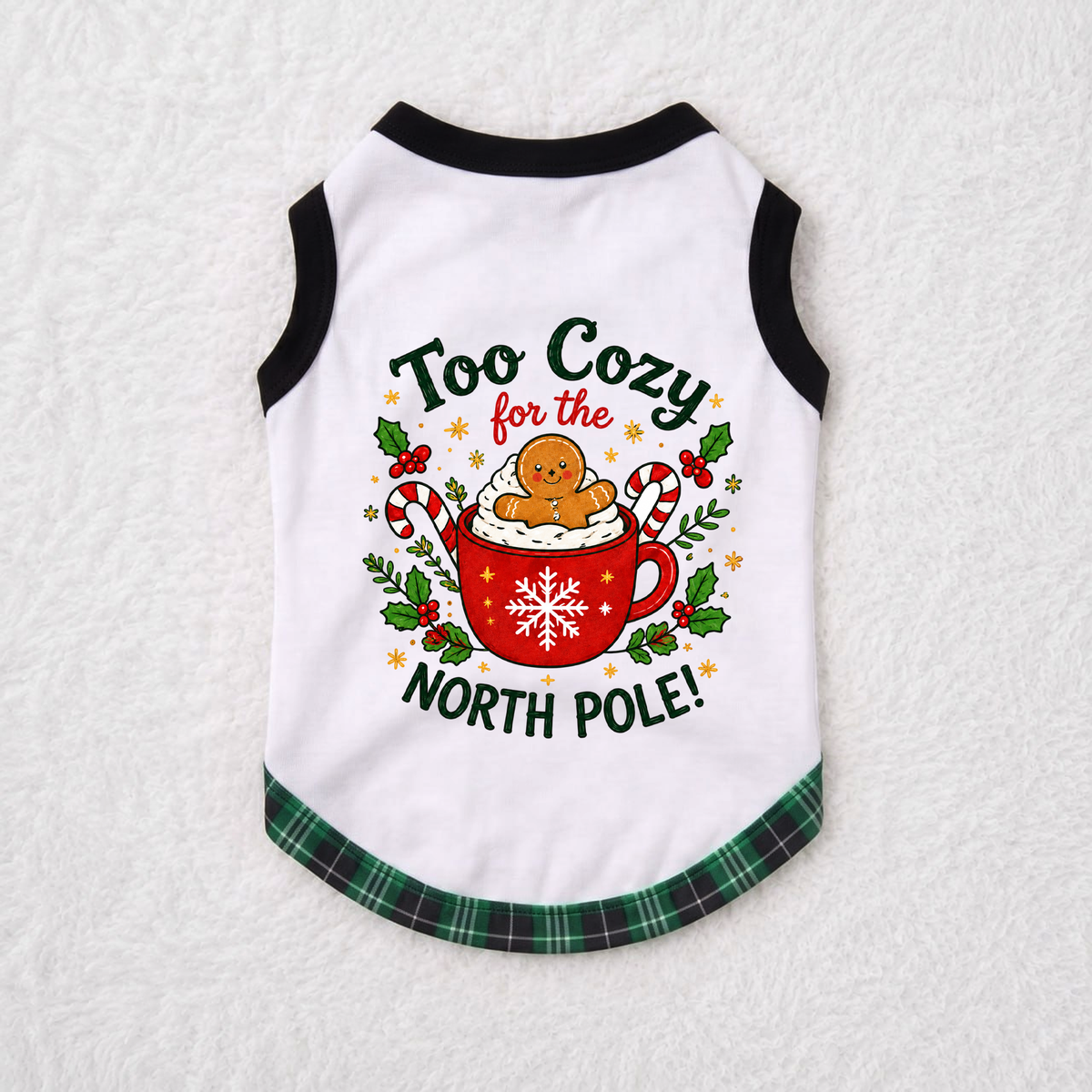 Cozy Gingerbread Christmas Family Matching Pajamas With Pet