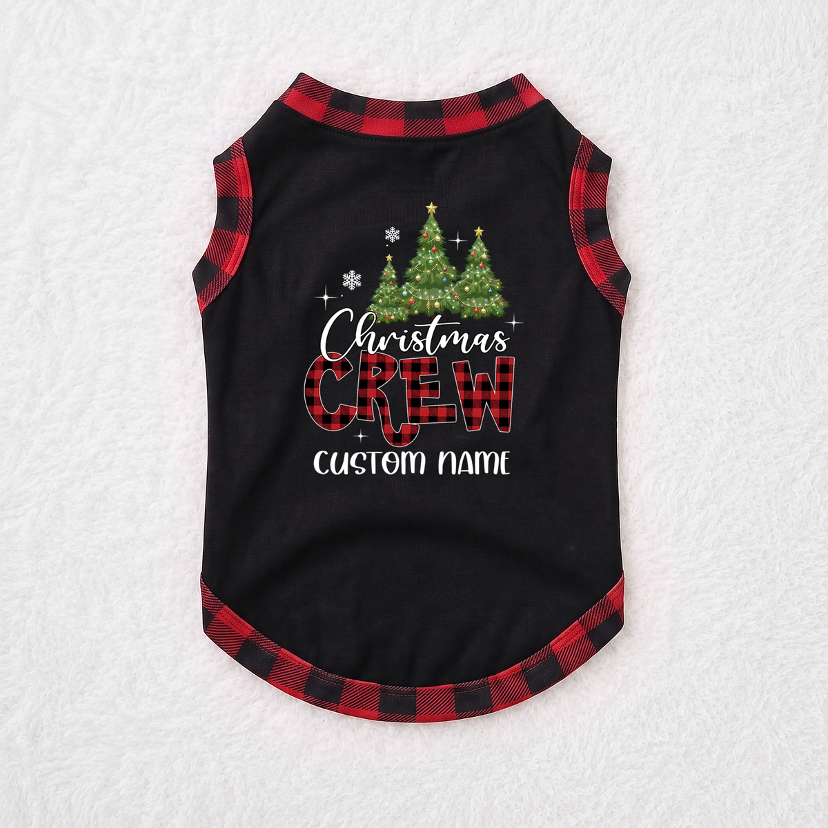 Cute Christmas Crew Matching Family Sleepwear Christmas