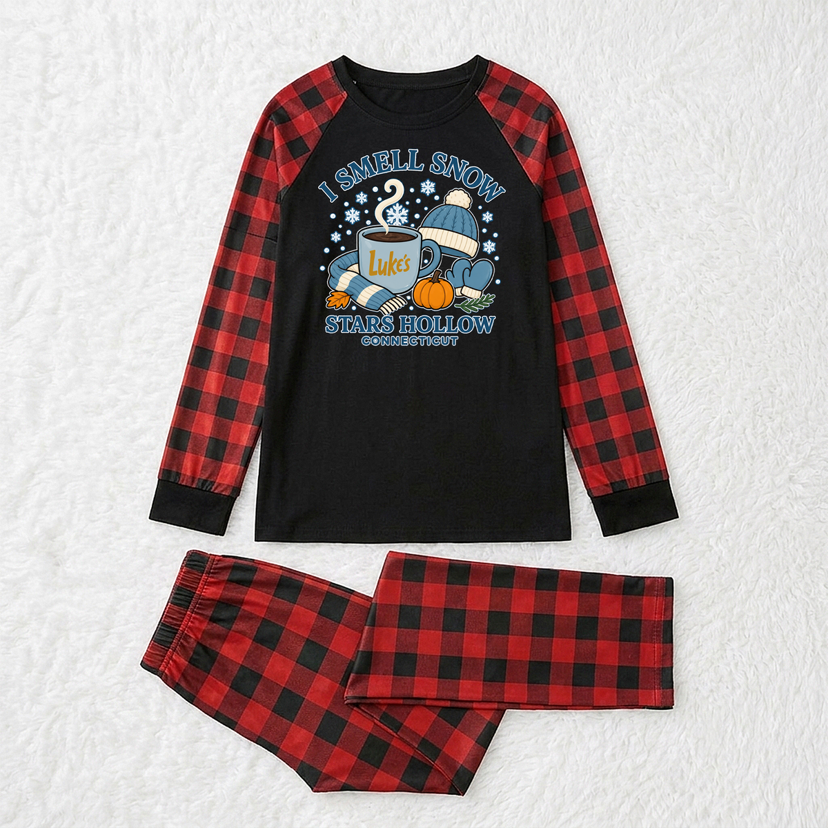 Cozy Christmas Coffee Lover Family Matching Christmas Pajamas With Pet