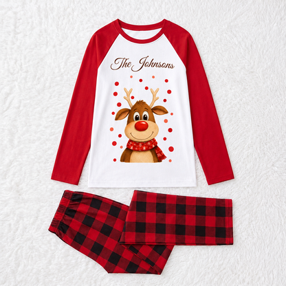Classic Buffalo Plaid Family Matching Christmas Pajamas With Custom Name