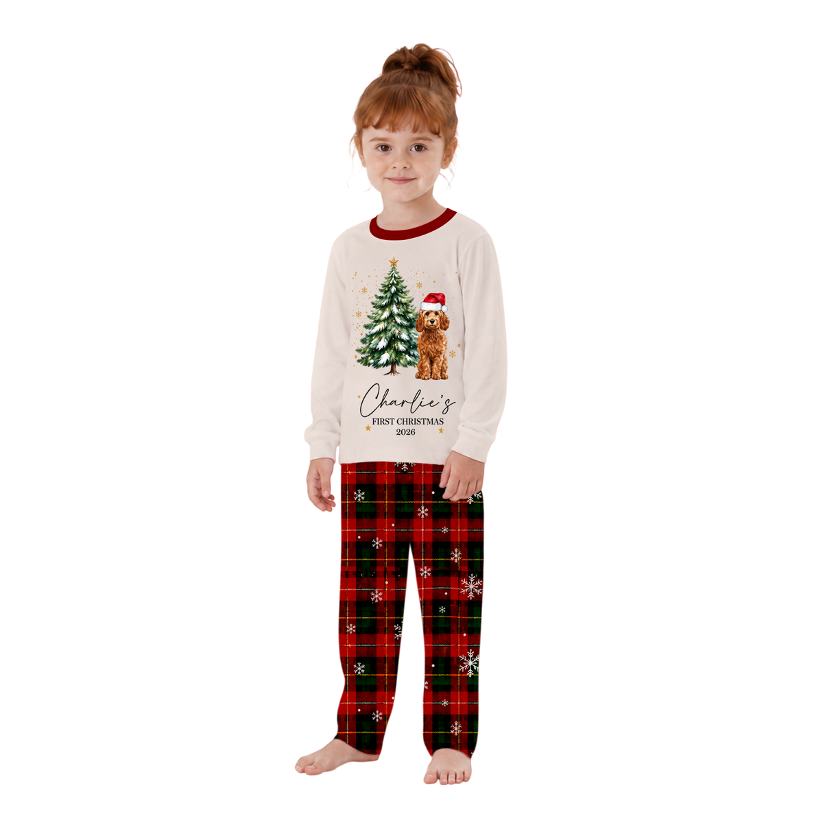 Personalised Dogs First Christmas Matching Family Christmas Pajamas With Pet
