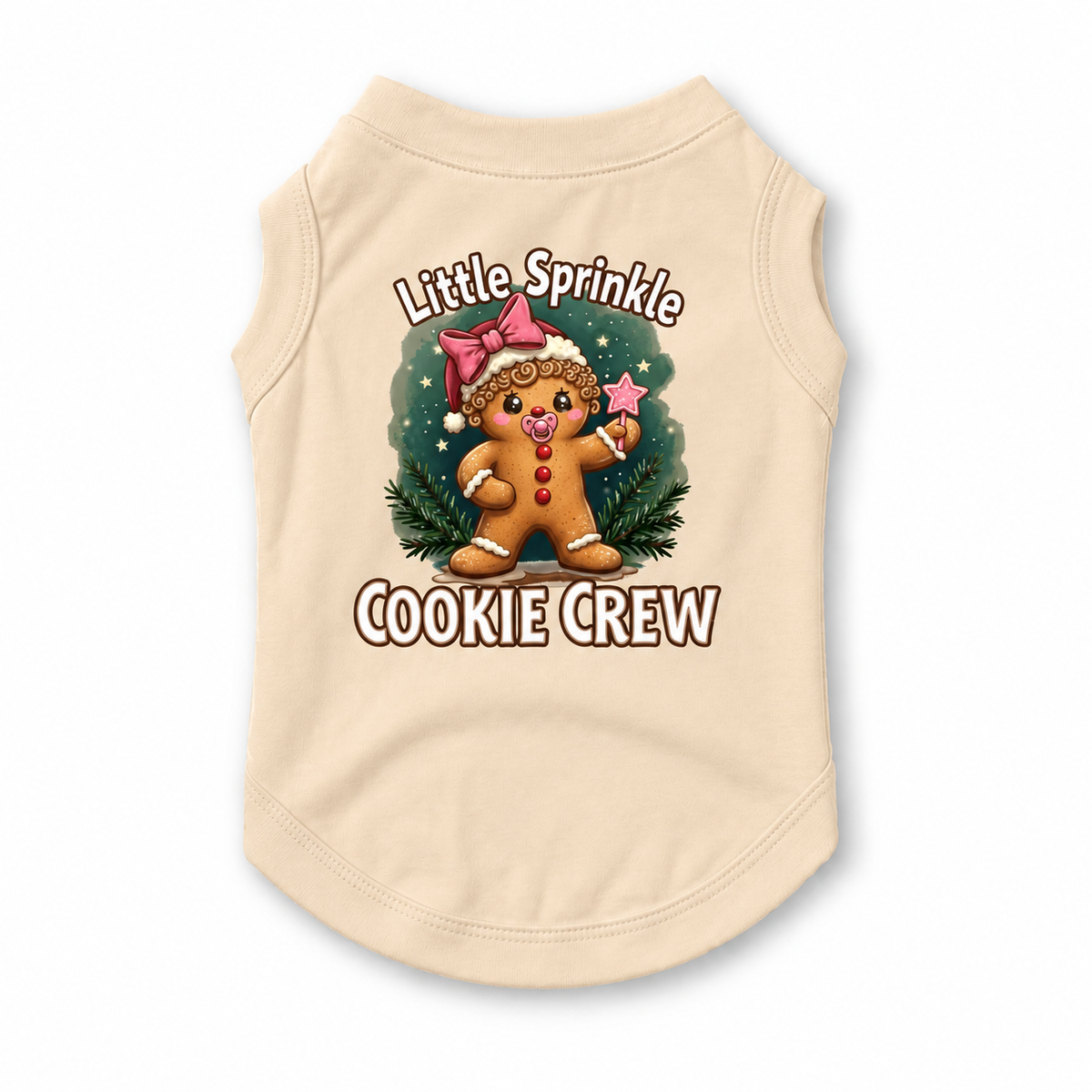 Cute Gingerbread Little Sprinkle Cookie Crew Christmas Pet Shirt
