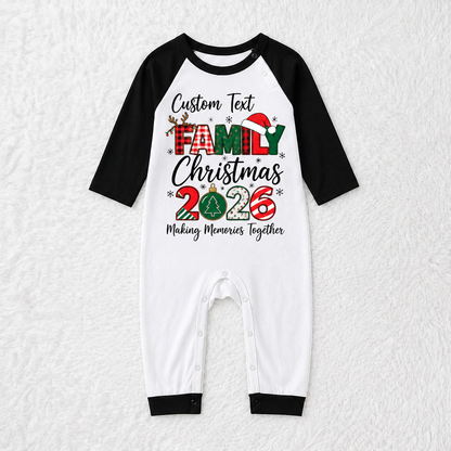 Festive Personalized Family Christmas 2026 Matching Family Christmas Pajamas