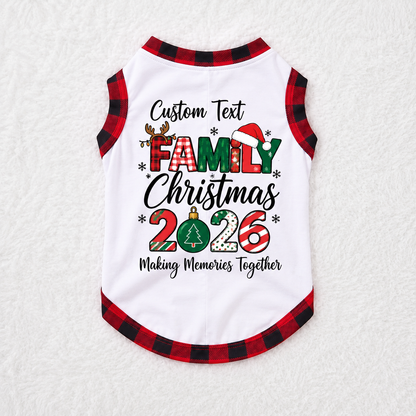Festive Personalized Family Christmas 2026 Matching Family Christmas Pajamas