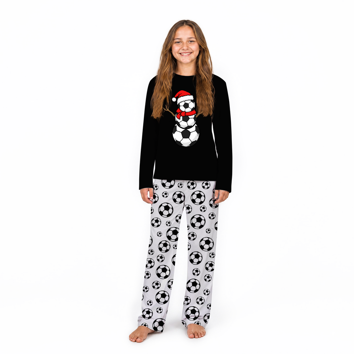 Soccer Family Matching Pajamas With Pet