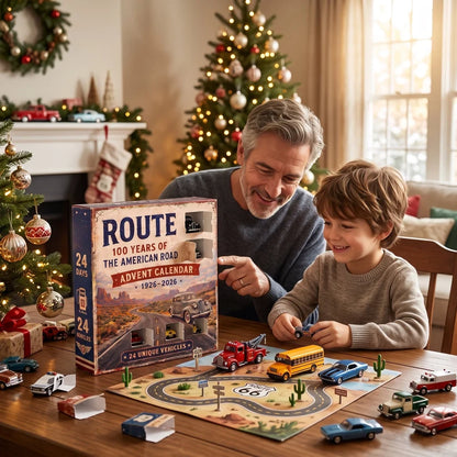 Route 66 Centennial Advent Calendar – 24 Days of American Road Legends | 1926–2026 Collector’s Edition