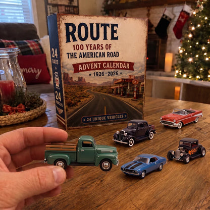 Route 66 Centennial Advent Calendar – 24 Days of American Road Legends | 1926–2026 Collector’s Edition