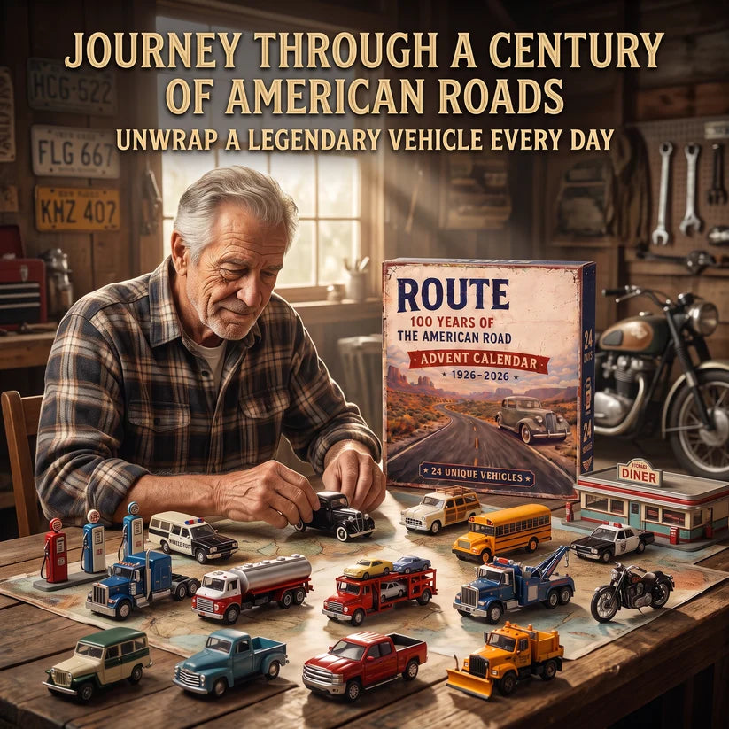 Route 66 Centennial Advent Calendar – 24 Days of American Road Legends | 1926–2026 Collector’s Edition