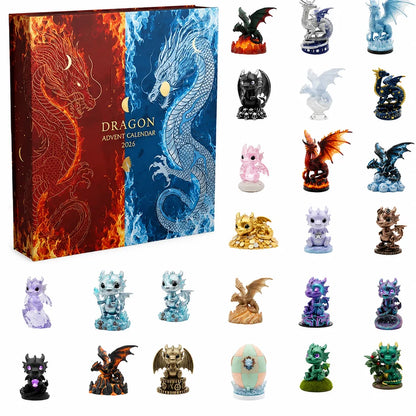 Dragon Acrylic Advent Calendar 2026 – 24 Magical Dragon Acrylic Ornaments