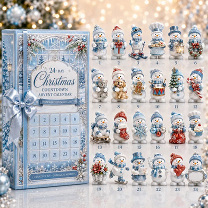 24-Day Christmas Countdown Advent Calendar – Snowman Christmas Series