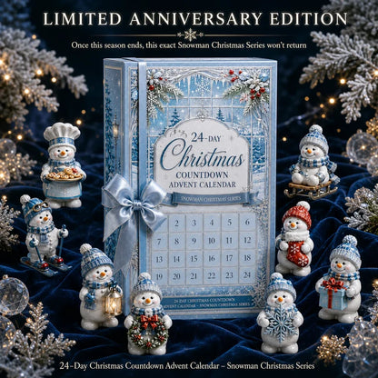 24-Day Christmas Countdown Advent Calendar – Snowman Christmas Series