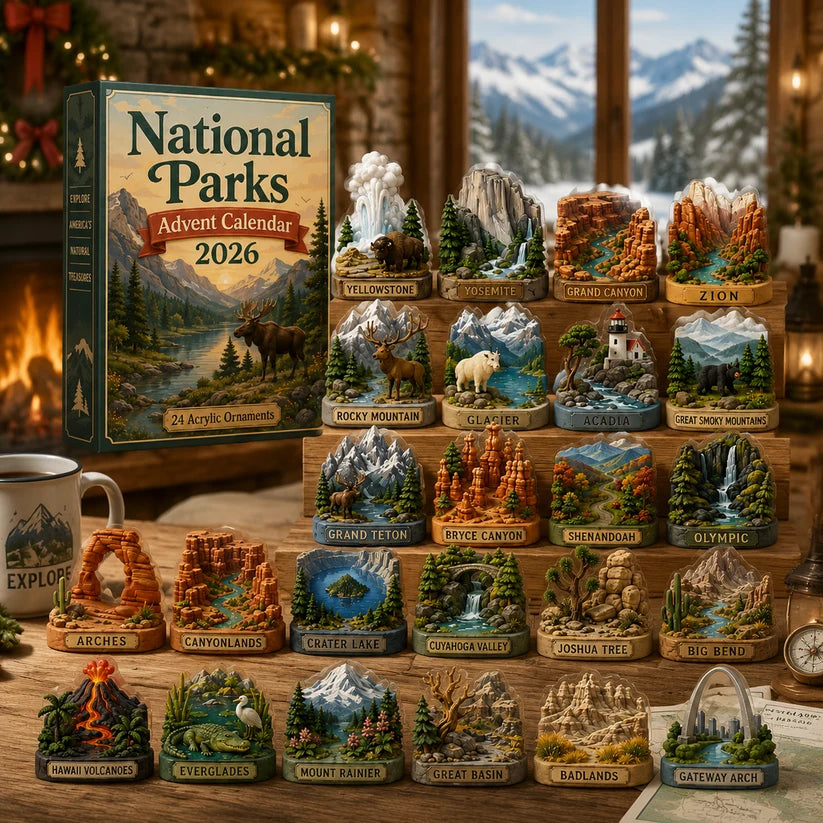 National Parks Advent Calendar 2026 - 24-Day Festive Countdown