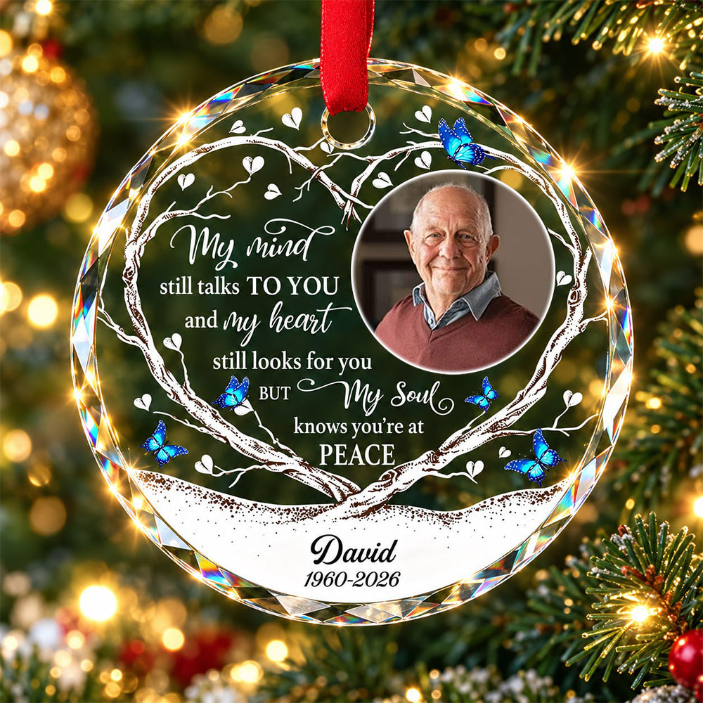 My Soul Knows You're At Peace - Personalized Memorial Ornament For Christmas NA04 VH01