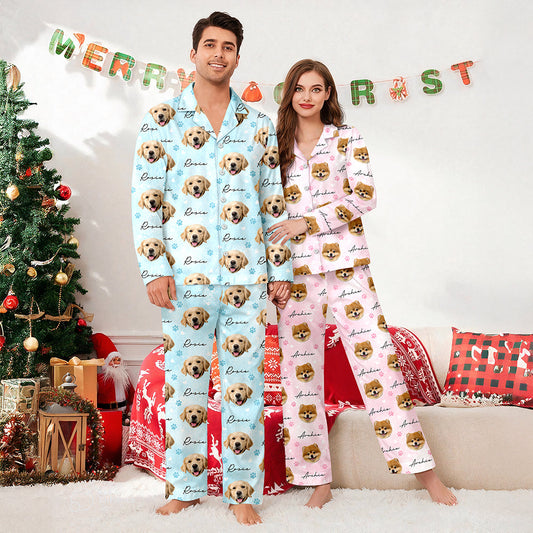Custom Dog Face Pajamas, Funny Personalized Gift For Dog Lovers CH07 180418