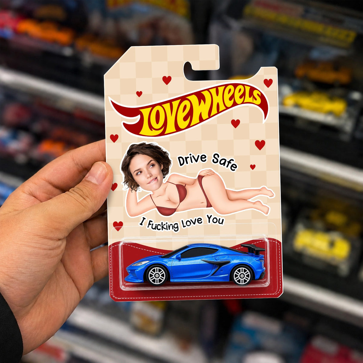 Custom Photo Drive Safe I Love You Wheels - Funny Gifts For Husband, Wife HO82 903894