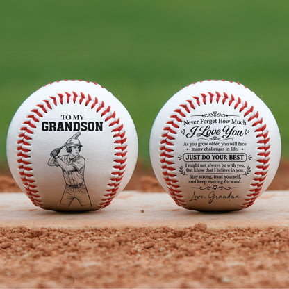 Just Do Your Best Gift For Baseball Player, Baseball Kids, Baseball Lovers - Personalized Baseball