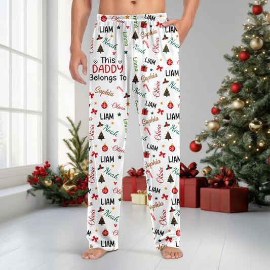 Custom Name This Mommy Daddy Belongs To Sweatpants, Unique Gift for Family LM32 670391