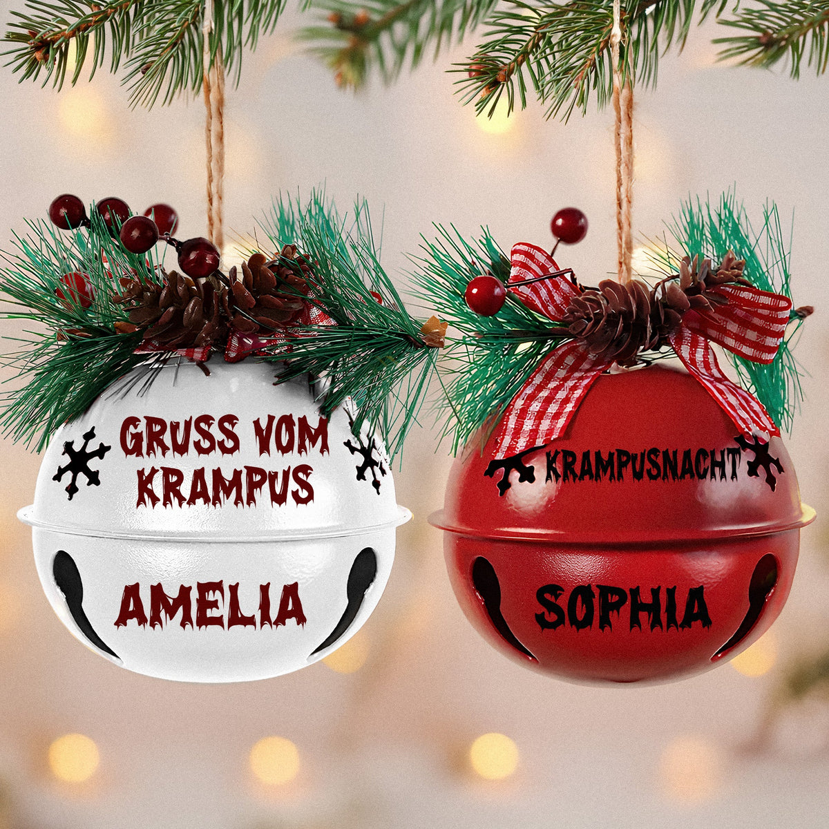 Gruss Vom Krampus - Personalized Ornament