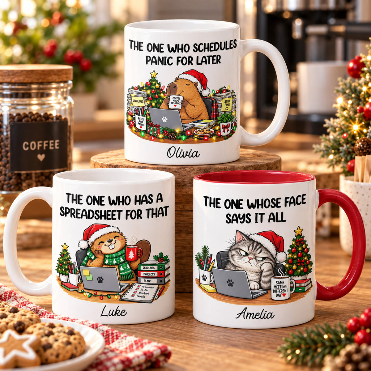 Workplace Identity Gift For Coworker, Colleagues, Secret Santa Gift - Personalized Mug
