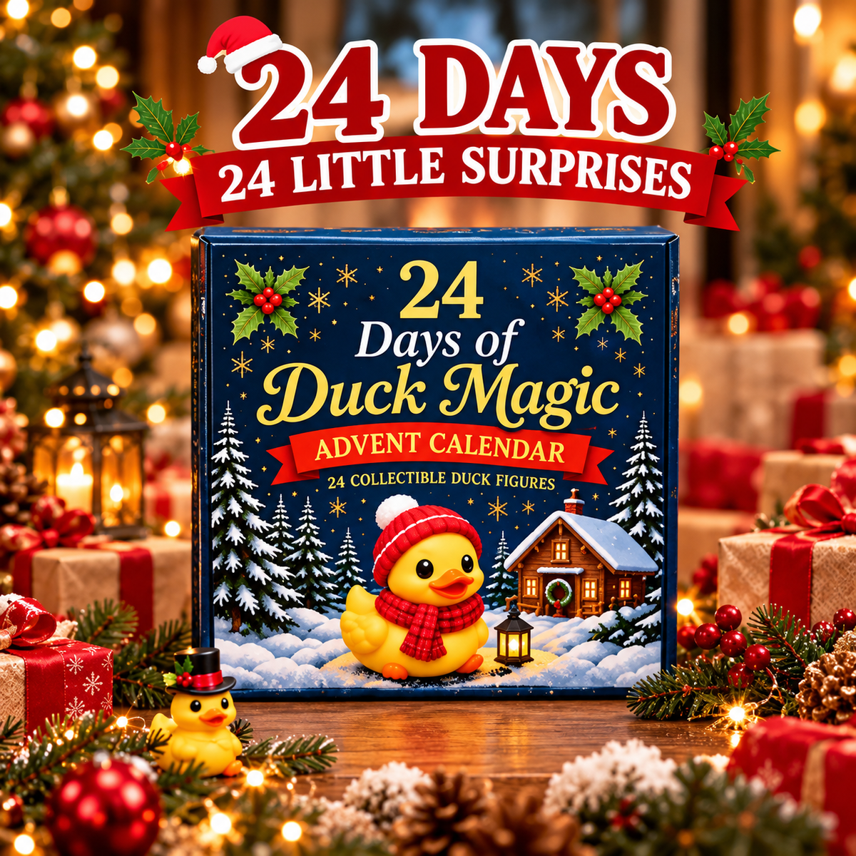 24-Day Duck Magic Christmas Advent Calendar