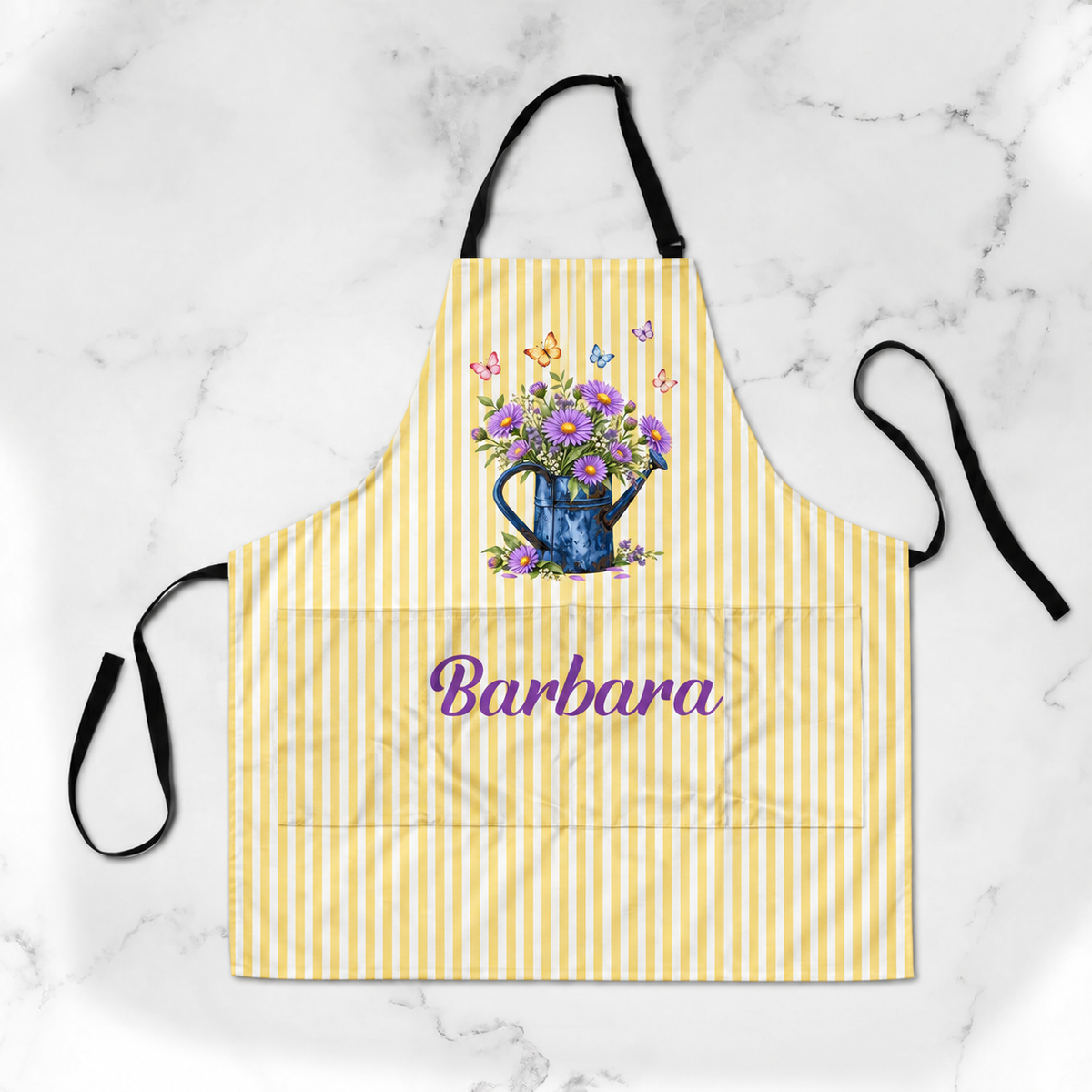 Custom Name Birthflower Gift For Gardener Gardening Lovers Personalized Apron Maxdfvq33