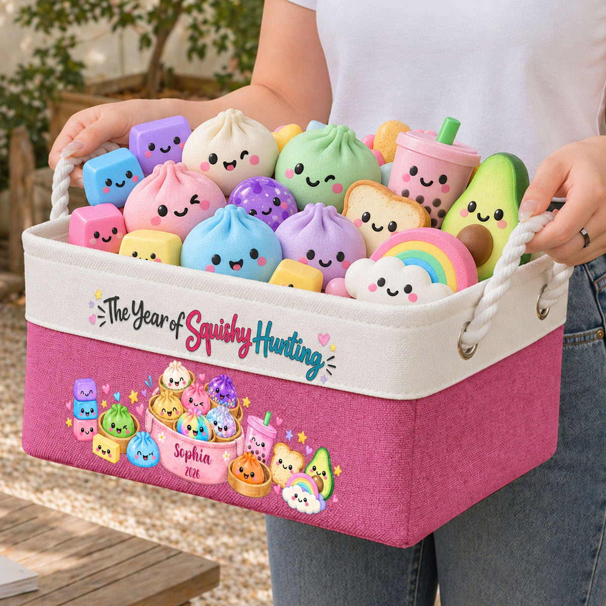 The Year Of Squishy Hunting Squishy Storage For Squishy Hunter - Personalized Storage Basket