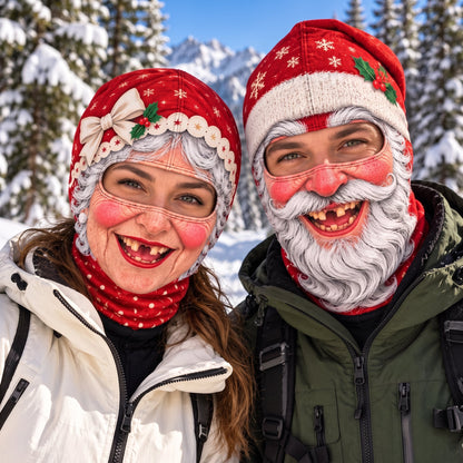 Funny Couple Christmas - Personalized Mask