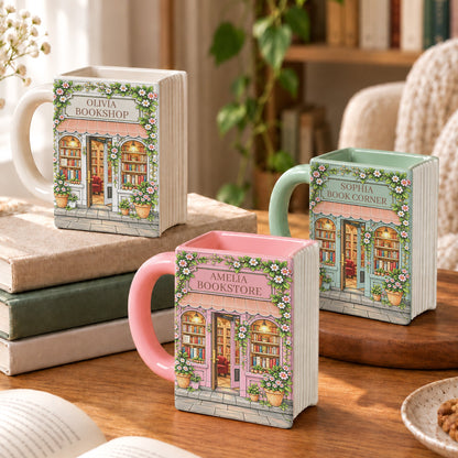 Custom Bookshop Reading Room Decors, Book Lover Gift For Her - Personalized Mug