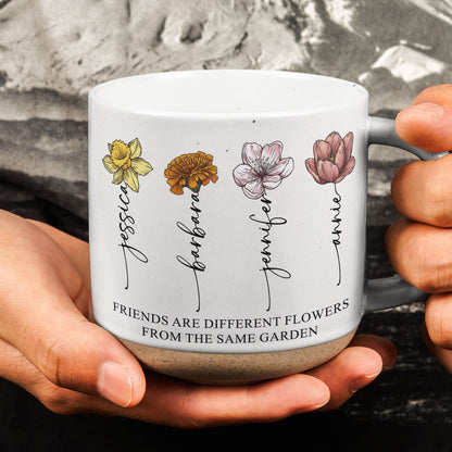 Diffrent Flowers From The Same Garden Gifts For Sisters, Friends - Personalized Mug