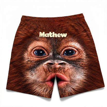 All Eyes On The Assets - Personalized Beach Shorts