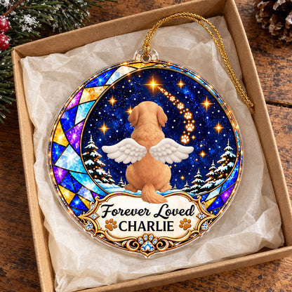 Custom Christmas Memorial Sympathy Gifts For Dogs, Cats • Until We Meet Again - Personalized Acrylic Ornament