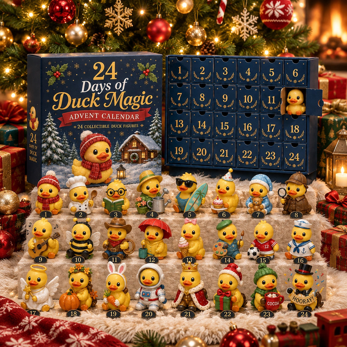 24-Day Duck Magic Christmas Advent Calendar