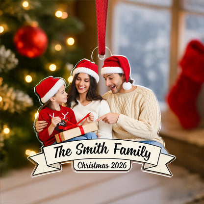 Personalized Family Christmas Ornament - Custom Acrylic Gift TH10 171269