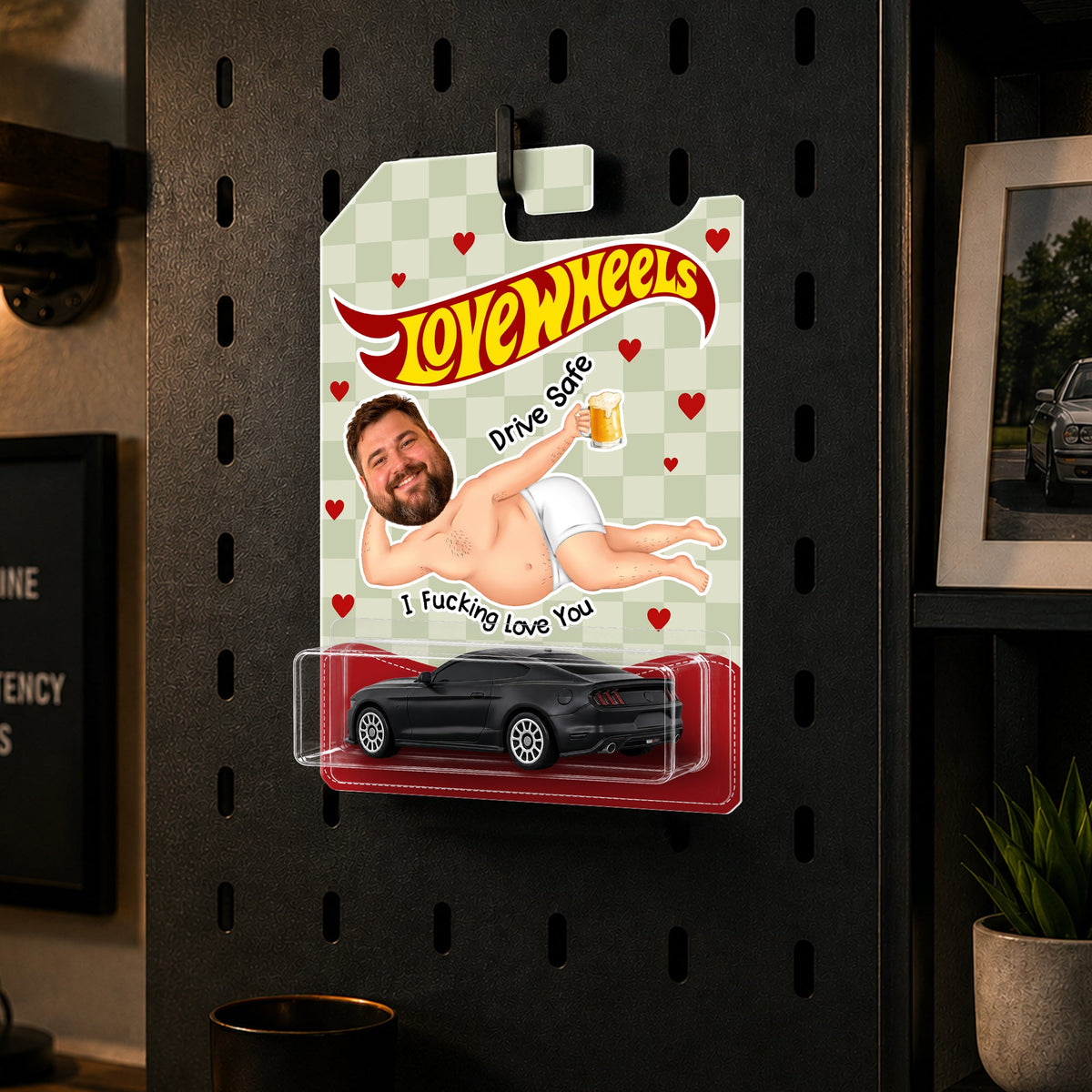 Custom Photo Drive Safe I Love You Wheels - Funny Gifts For Husband, Wife HO82 903894