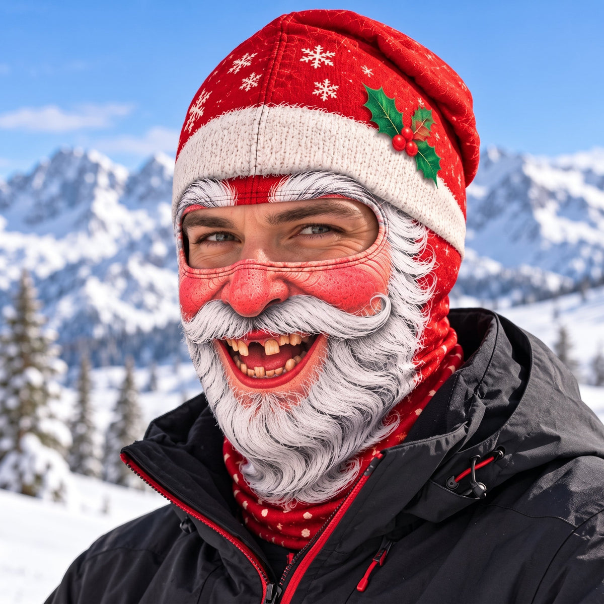 Funny Couple Christmas - Personalized Mask